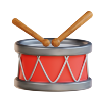 3d illustration drum png