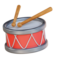 3d illustration drum png