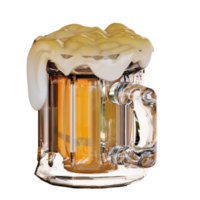 3d illustration beer mug png