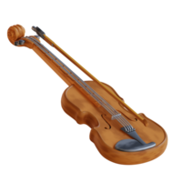 3d illustrazione violino png