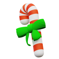 3d illustration of Christmas candy png