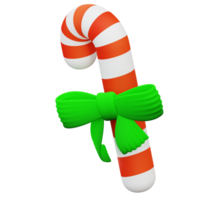 3d illustration of Christmas candy png