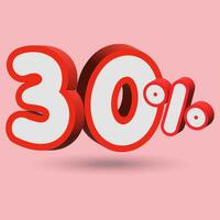 Red Discount Number illustration discount price tag design photo