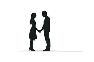 Couple. Vector illustration design.