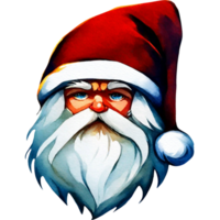 AI generated Santa Clipart, merry christmas. png