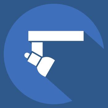 Icon Lighting. related to Theatre Gradient symbol. long shadow style. simple design editable. simple illustration vector