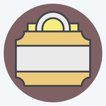 Icon Lightbox. related to Theatre Gradient symbol. color mate style. simple design editable. simple illustration vector