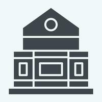 Icon Theatre. related to Theatre Gradient symbol. glyph style. simple design editable. simple illustration vector