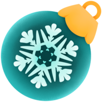 Christmas decoration bauble png