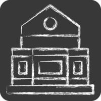 Icon Theatre. related to Theatre Gradient symbol. chalk Style. simple design editable. simple illustration vector