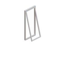 fenêtre 3d rendre conception élément png