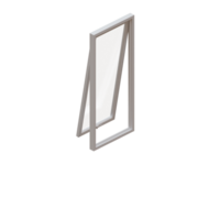 fenêtre 3d rendre conception élément png