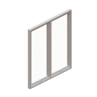 fönster 3d framställa design element png