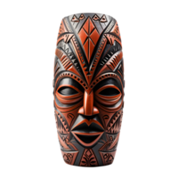 ai genererad gammal traditionell trä- mask, historisk artefakt png