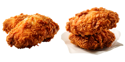 AI generated Fried Chicken Large Crispy Portion png