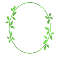 Leaf Frame Aesthetic png