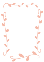 Leaf Frame Aesthetic png