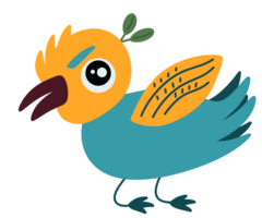 uccello volare aria carino animale png