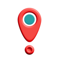 3d icon pin location png