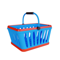 achats panier 3d icône png