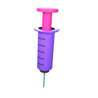 3d icon healthcare and medical. Syringe png