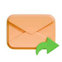 3d Symbol Teilen Email png