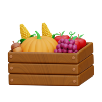 Harvest 3D Icon Illustrations png