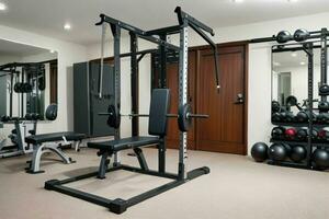 AI generated Home Gym. Pro Photo