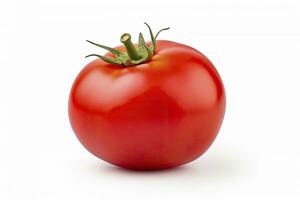 AI generated Tomato isolated on white background. AI Generated photo