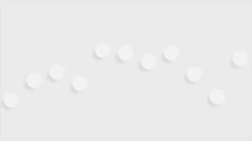 Abstract grey minimal geometric motion design with paper circles video