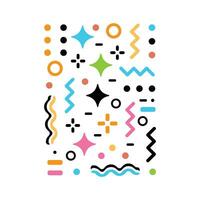 Pattern hipster abstract vector illustration. Form geometric line shapes. Fashion style design concept.