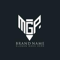 mgp resumen letra logo. mgp creativo monograma iniciales letra logo concepto. mgp único moderno plano resumen vector letra logo diseño.