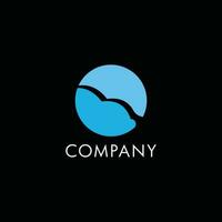Cloud company logo design vector