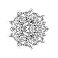 hermosa elegante mandala diseño antecedentes vector