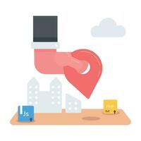 Trendy Coding Location vector