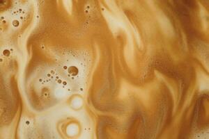 AI generated Coffee foam texture. AI Generated photo