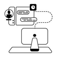 Trendy User Dashboard vector