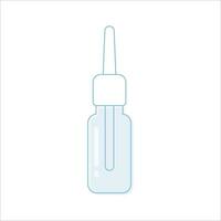 Medical pipette icon. Vector illustration in flat style