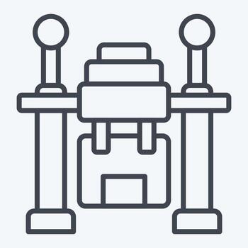 icono zumbido entrega. relacionado a futuro tecnología símbolo. línea estilo. sencillo diseño editable. sencillo ilustración vector