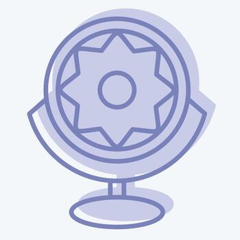 Icon Bionic Eye. related to Future Technology symbol. two tone style. simple design editable. simple illustration vector