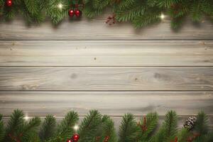 AI generated Christmas and New Year background. AI Generated photo