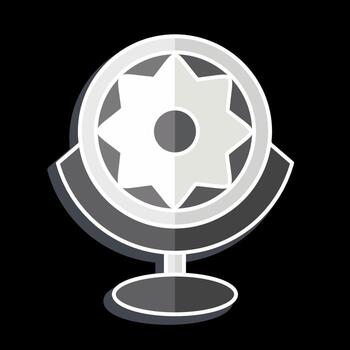 icono biónico ojo. relacionado a futuro tecnología símbolo. lustroso estilo. sencillo diseño editable. sencillo ilustración vector