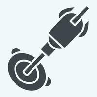 Icon Nanobot. related to Future Technology symbol. glyph style. simple design editable. simple illustration vector