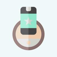 Icon Wireless Charging. related to Future Technology symbol. flat style. simple design editable. simple illustration vector