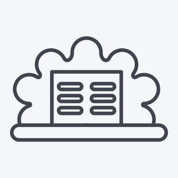 Icon Prompt. related to Theatre Gradient symbol. line style. simple design editable. simple illustration vector