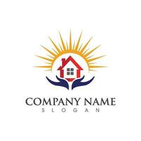 Property and Construction Logo design vector