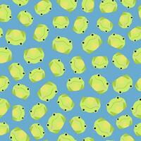 Seamless pattern with cute frog on blue background vector