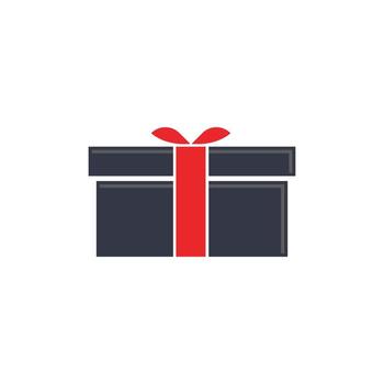 vector de icono de caja de regalo