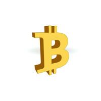 bitcoin icon design template vector