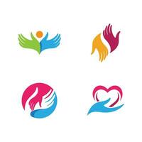 Hand Care icon Template vector illustration